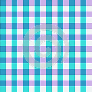Gingham pattern design for fabric, tablemat photo